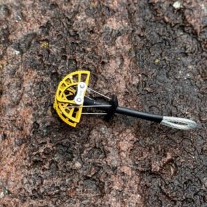 Yellow cam keychain