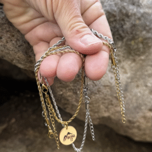 Summit Series Pendant Stainless Steel Rope Bracelet