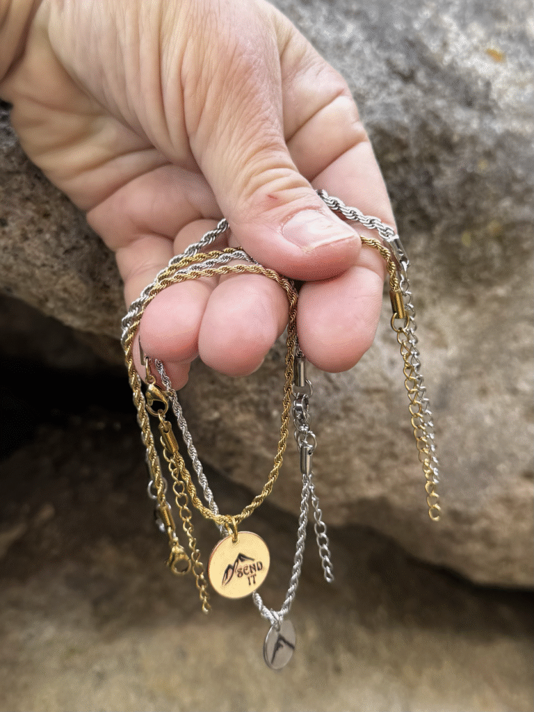 Send It Series Gold Rope Bracelet