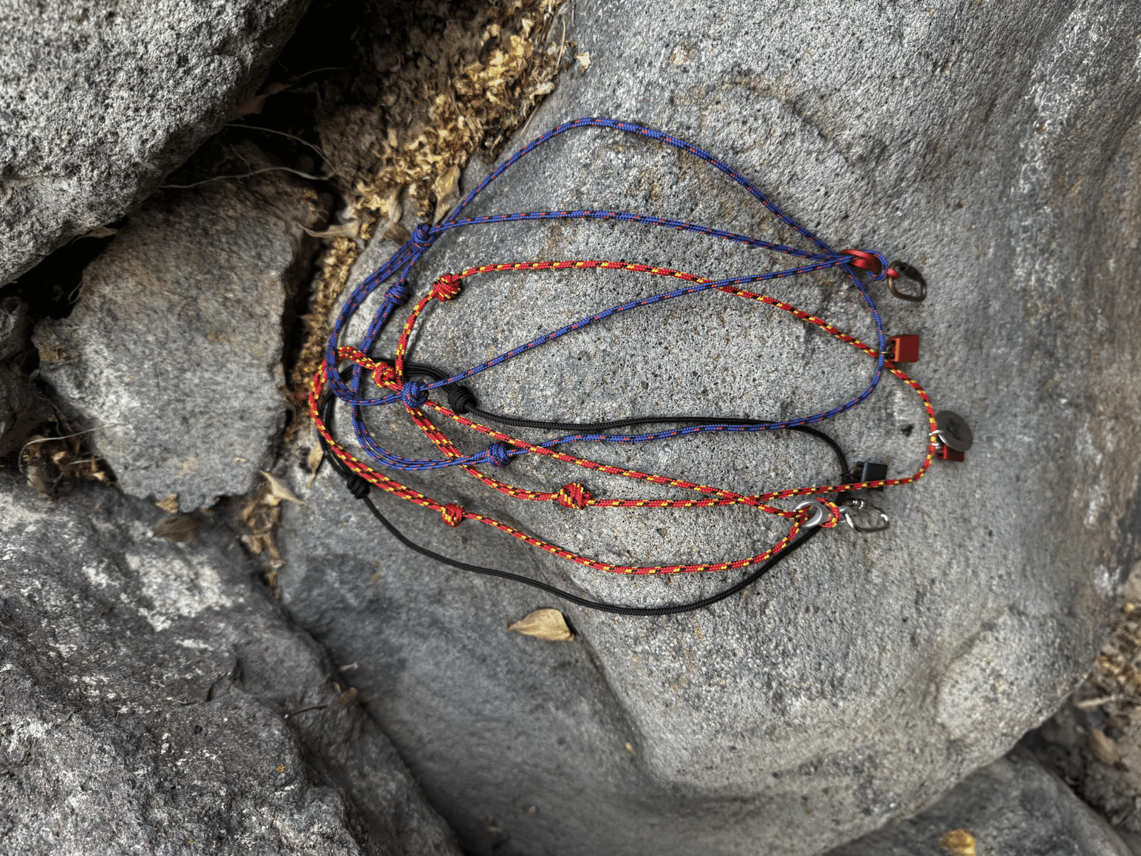 Figure 8 Carabiner Mini Cord Necklace