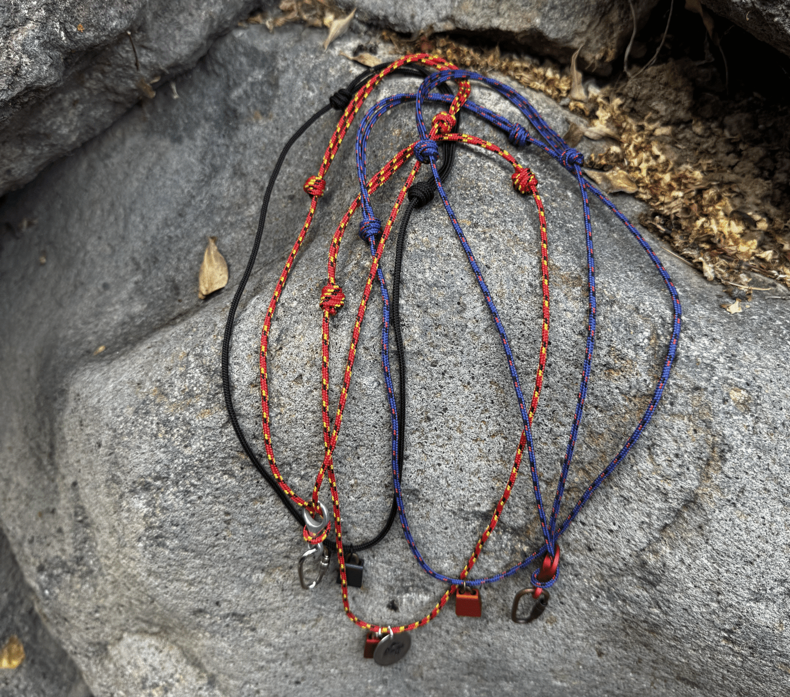 Figure 8 Carabiner Mini Cord Necklace