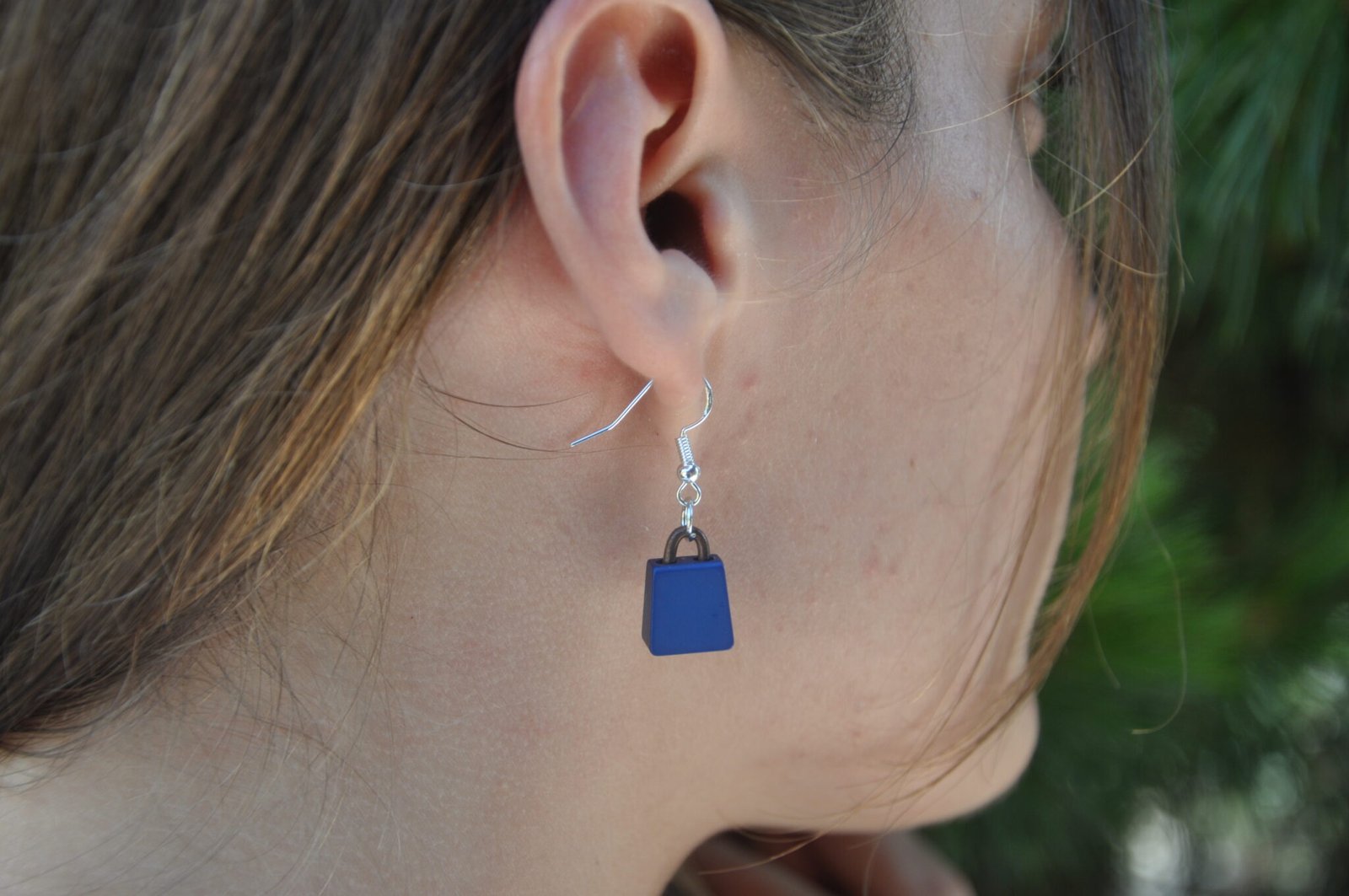 Trad Nut Silver Earrings