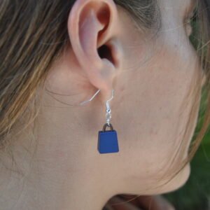 Trad Nut Silver Earrings