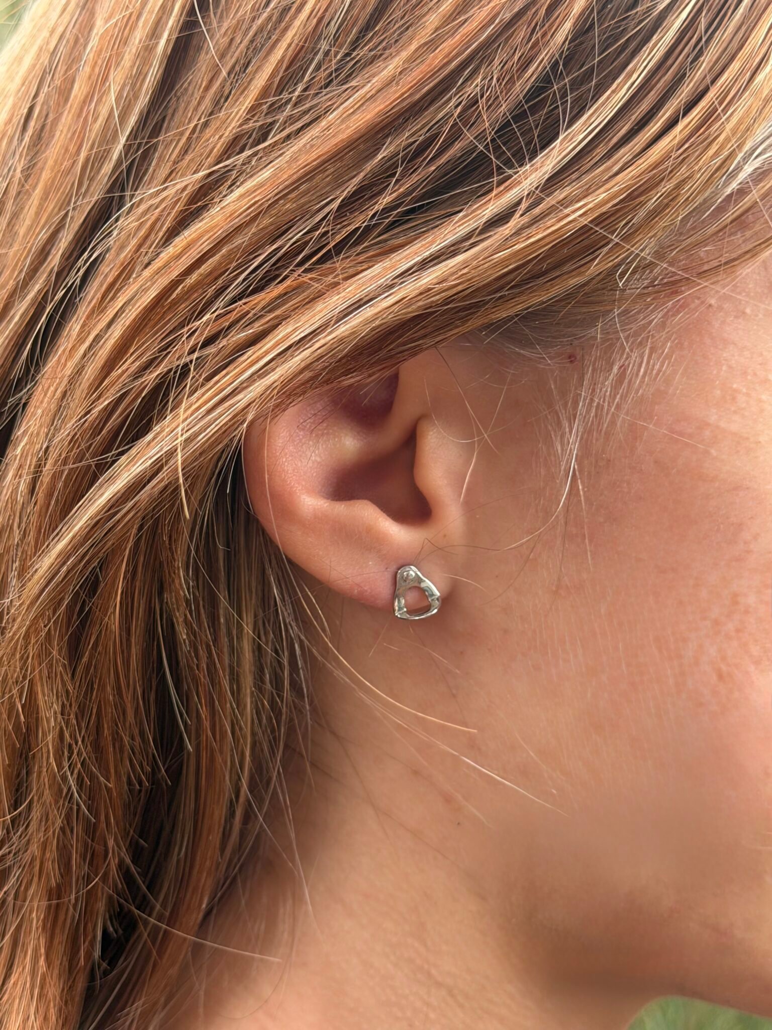 Gravity Rebel's stainless steel Climbing Anchor Earrings