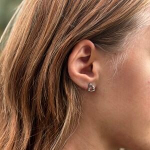 Gravity Rebel's stainless steel Climbing Anchor Earrings