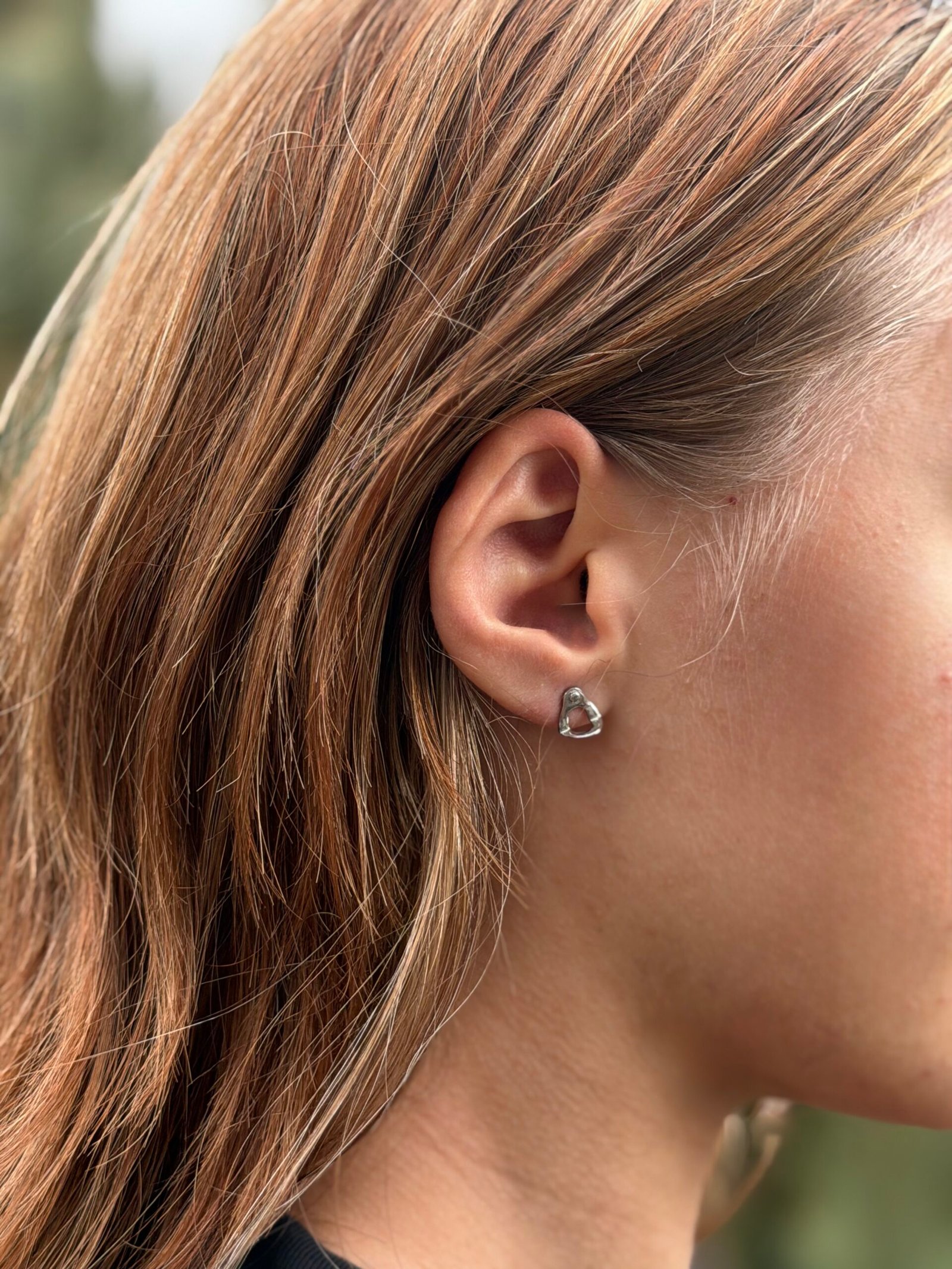 Gravity Rebel's stainless steel Climbing Anchor Earrings