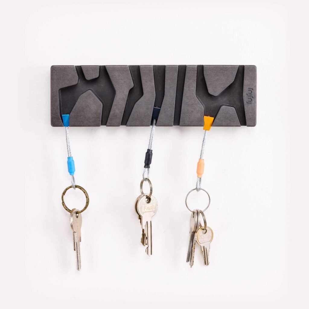 Classic 2 – Dark Concrete Key Holder