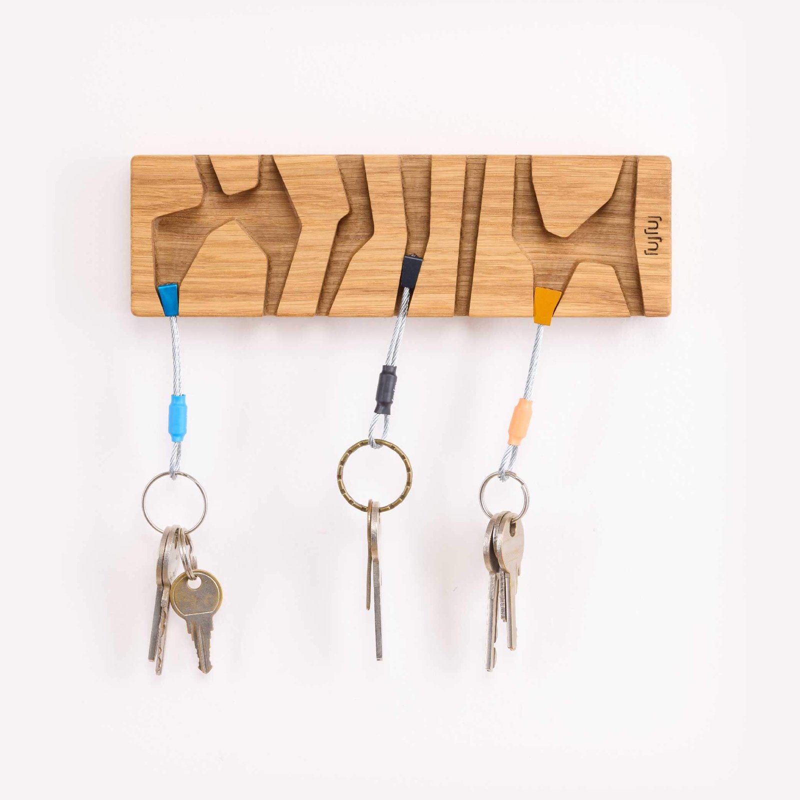 Classic 2 - Oak Wood Key Holder