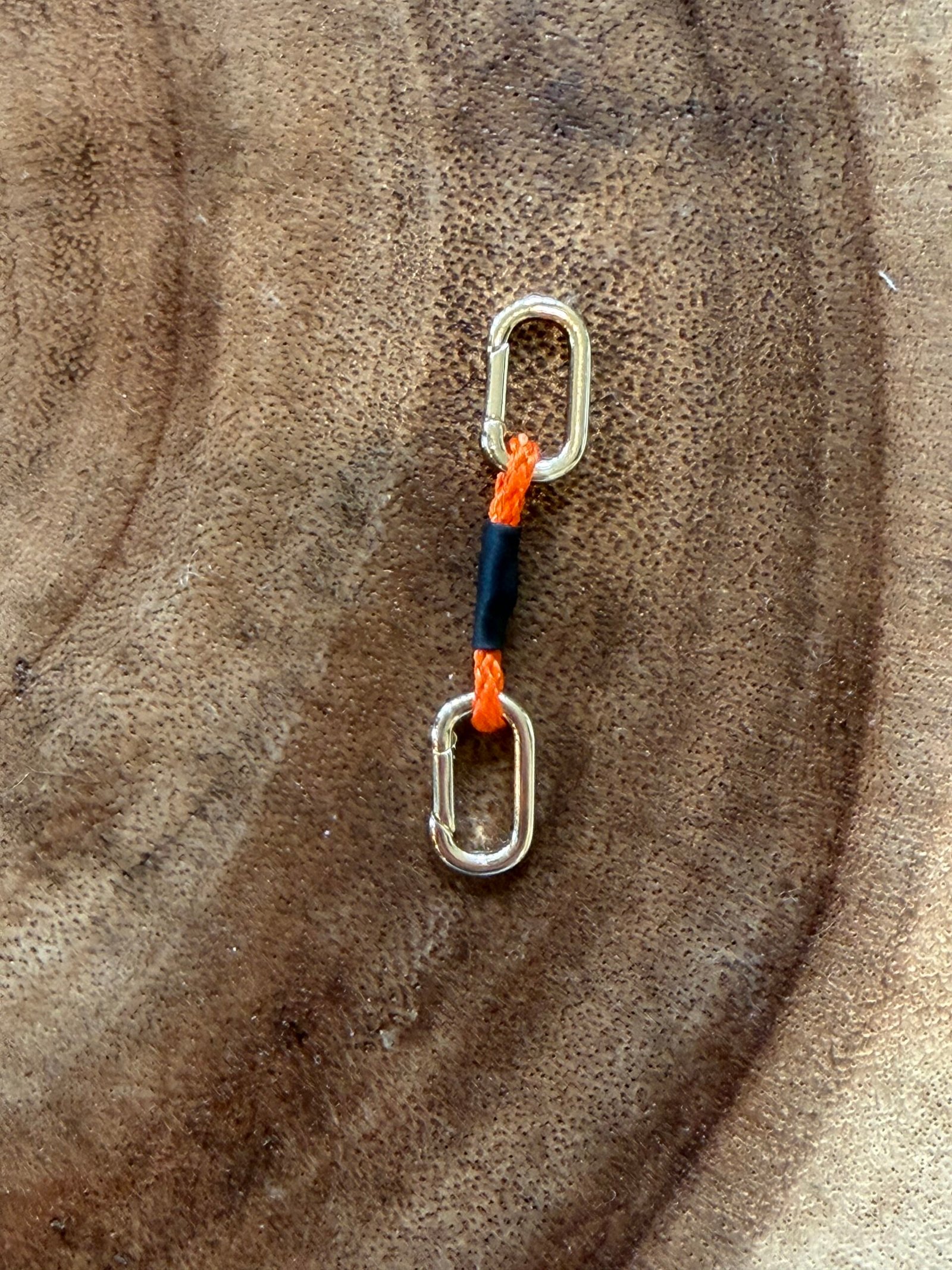 Gold carabiner quickdraw only