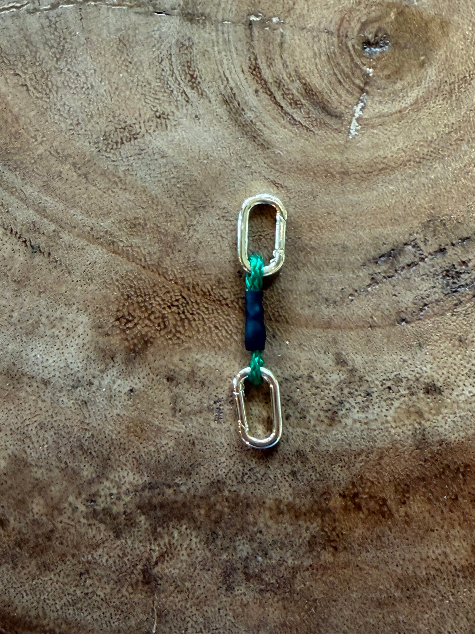 Gold carabiner quickdraw only