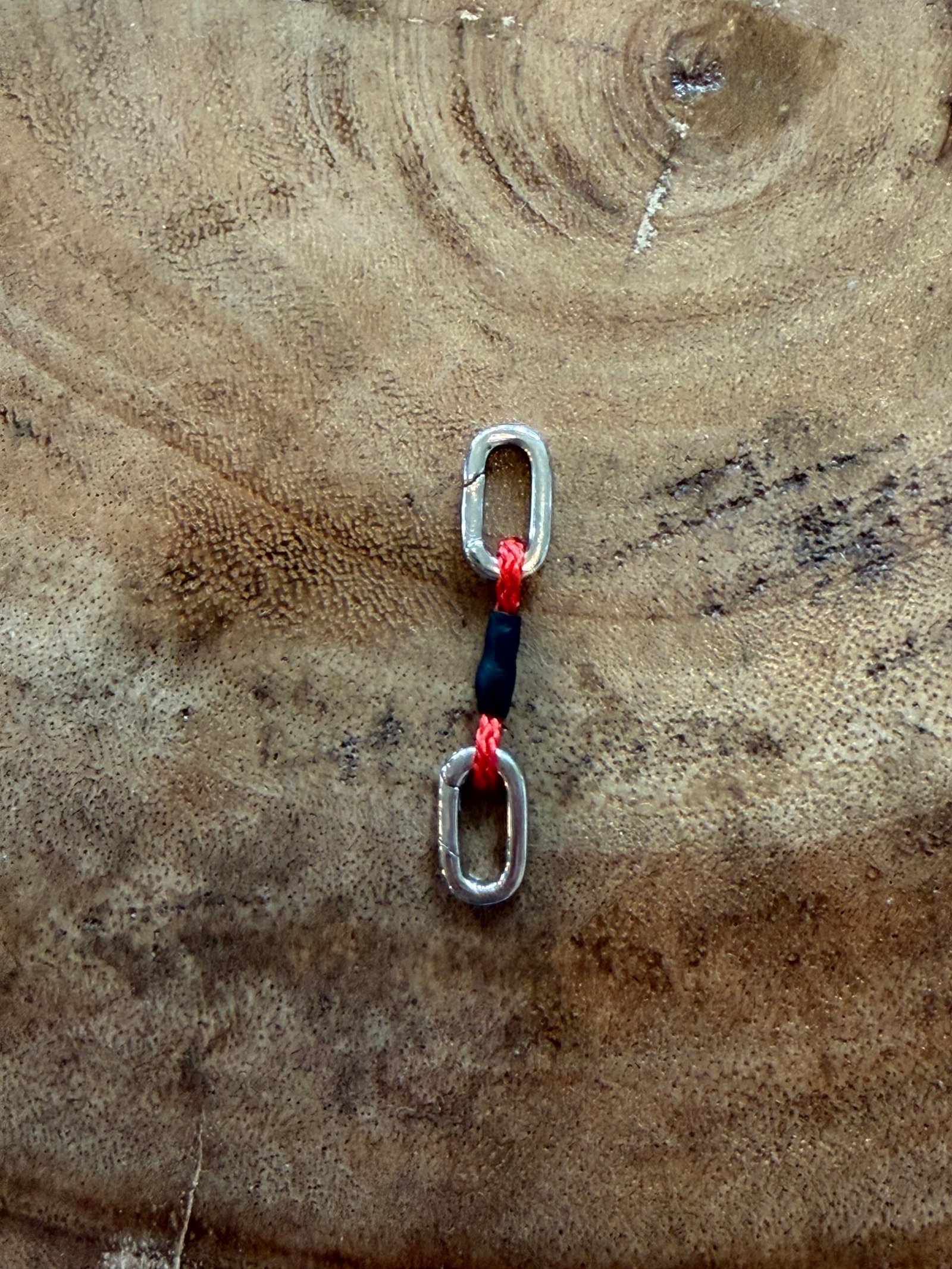 Silver carabiner quickdraw only