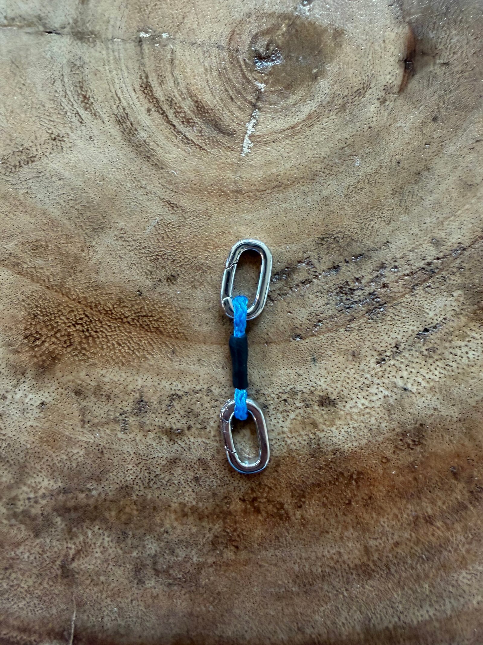 Silver carabiner quickdraw only